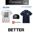 Imprint Connect- Design Yours Today. What's included:
-Gildan Midweight T-shirt with your logo embroidered 
-Port Authority Silk Touch Performance Polo with your logo embroidered
-Your choice of a Richardson 112 Trucker Hat or 47 Brand Dad Cap with your logo embroidered
- Art work fee + Free Shipping included in price!