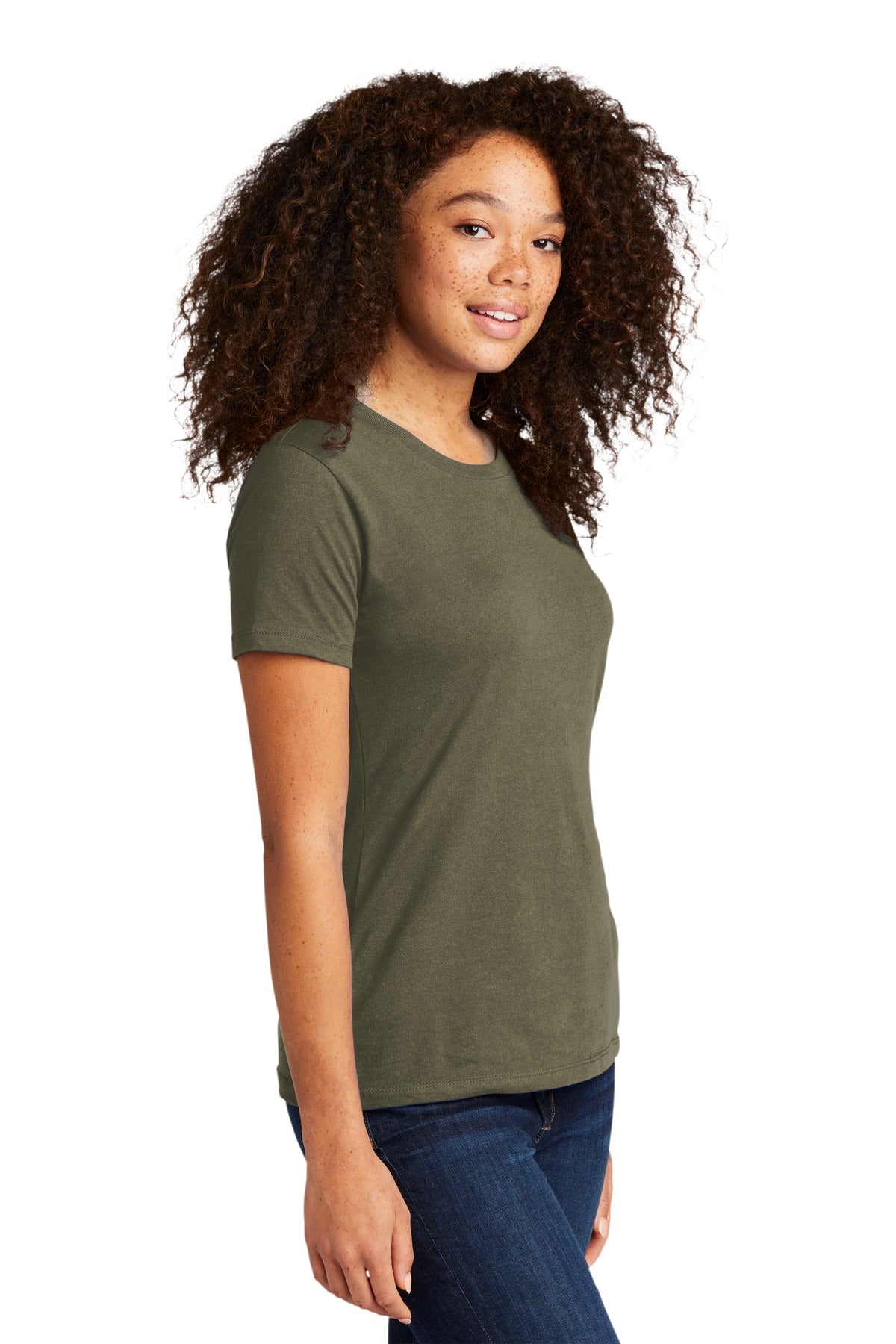 Next Level Apparel Women's Cotton Tee. NL3900