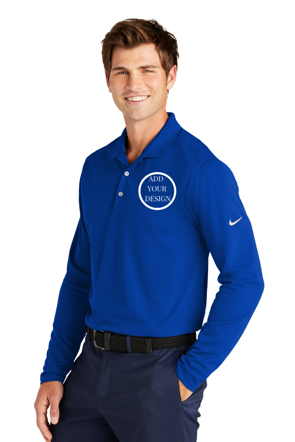 Imprint Connect - Nike Mens Dri-FIT Micro Pique 2.0 Long Sleeve Polo Design Yours Today. Custom embroidery
Nike Mens Dri-FIT Micro Pique 2.0 Long Sleeve Polo