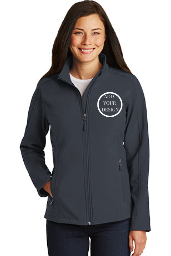 Imprint Connect- Port Authority® Ladies Core Soft Shell Jacket Design Yours Today. Custom embroidery
Port Authority® Ladies Core Soft Shell Jacket