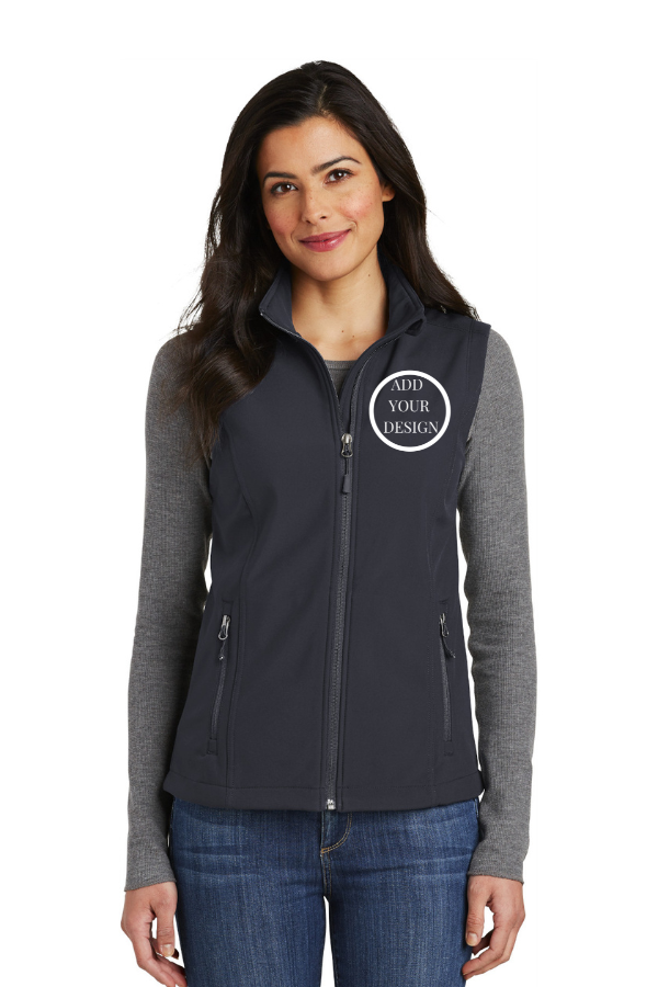 Imprint Connect- Port Authority® Ladies Core Soft Shell Vest Design Yours Today. Custom embroidery
Port Authority® Ladies Core Soft Shell Vest