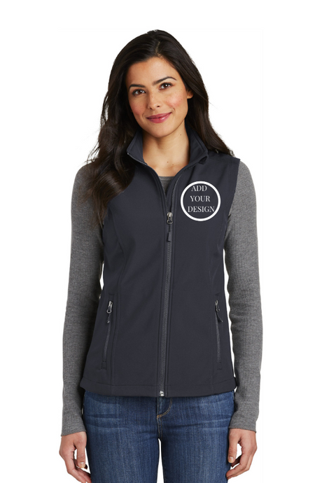 Imprint Connect- Port Authority® Ladies Core Soft Shell Vest Design Yours Today. Custom embroidery
Port Authority® Ladies Core Soft Shell Vest