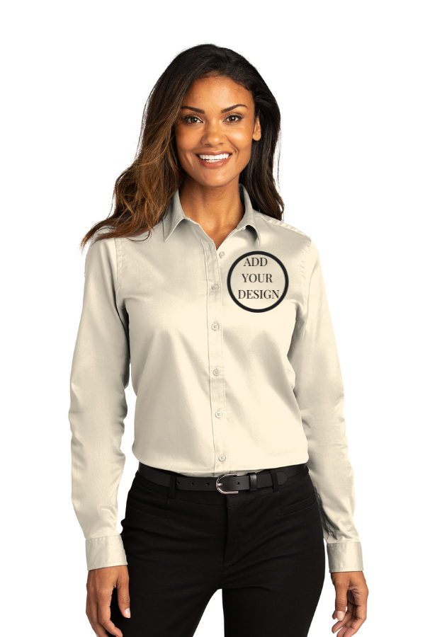 Imprint Connect- Port Authority® Ladies Long Sleeve SuperPro React  Design Yours Today. Custom embroidery
Port Authority® Ladies Long Sleeve SuperPro React ™