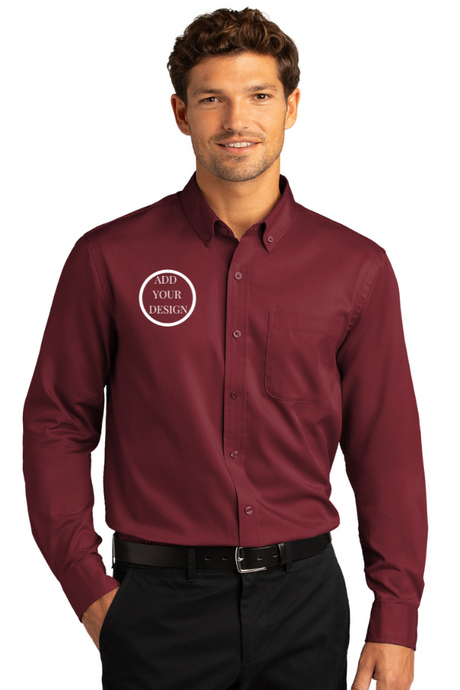 Imprint Connect - Port Authority® Long Sleeve SuperPro React™ Twill Shirt Design Yours Today. Custom embroidery
Port Authority® Long Sleeve SuperPro React™ Twill Shirt