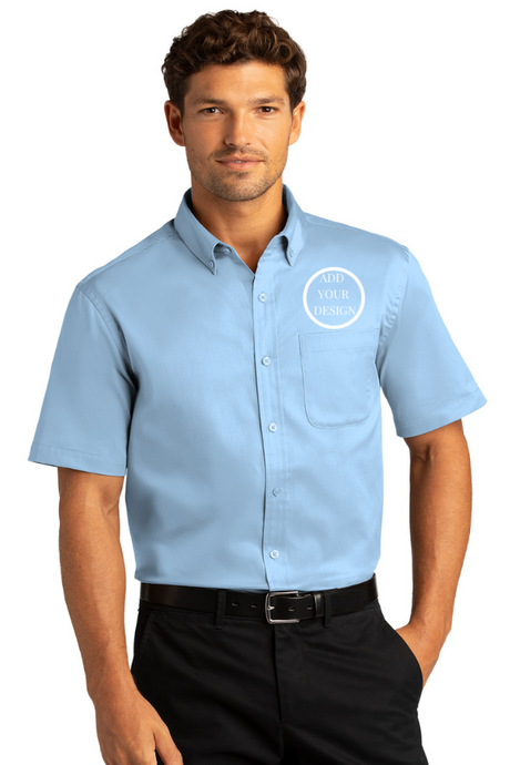 Imprint Connect- Port Authority® Men's Short Sleeve SuperPro React™Twill Shirt Design Yours Today. Custom embroidery
Port Authority® Men's Short Sleeve SuperPro React™Twill Shirt