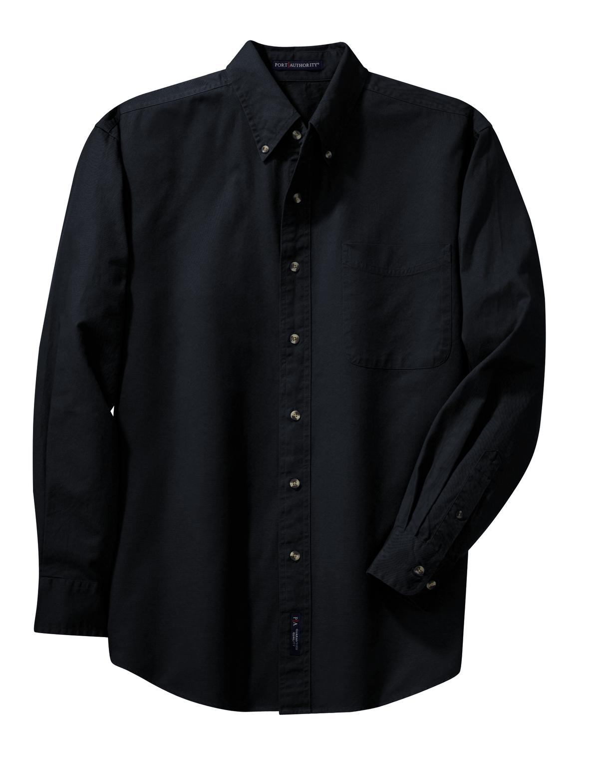 Port Authority Long Sleeve Twill Shirt.