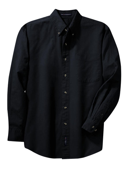 Port Authority Long Sleeve Twill Shirt.