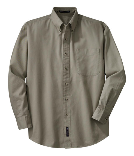 Port Authority Long Sleeve Twill Shirt.