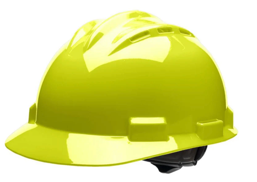 Bullard® Standard Vented Hard Hat 4-Point Ratchet Suspension - S62