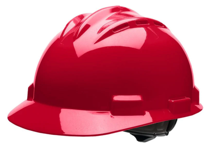 Bullard® Standard Vented Hard Hat 4-Point Ratchet Suspension - S62