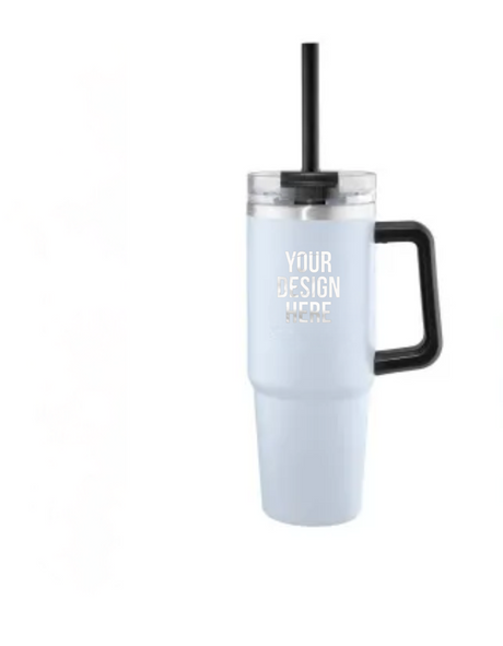 Travel Mug with Straw
