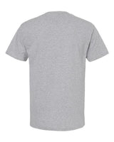 Gray Embroidery t-shirt on a white background