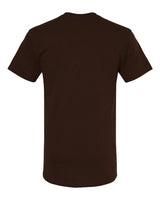 Plain brown Embroidery -shirt on a white background