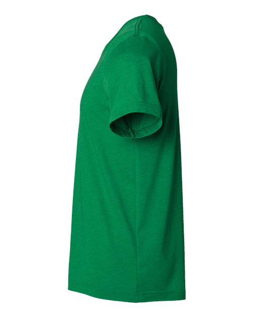 Green Embroidery t-shirt on a white background