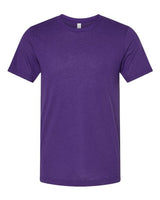 Purple Embroidery t-shirt on a white background