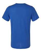 BlueEmbroidery  t-shirt on a white background