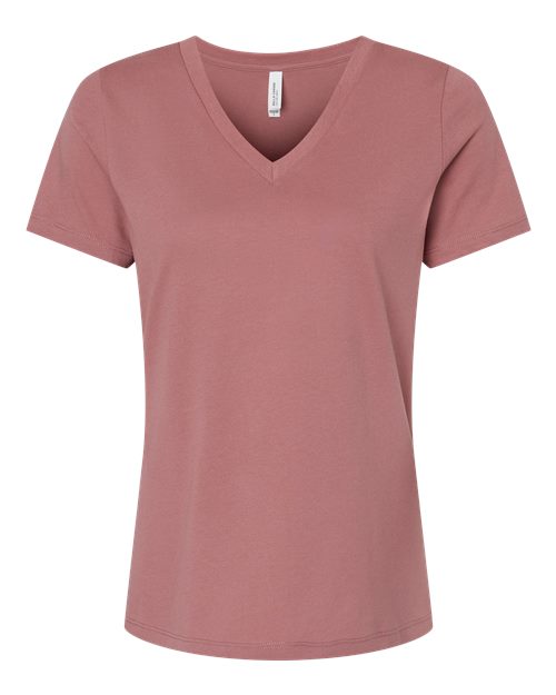 Bella + Canvas Women's Relaxed Fit V-Neck T-Shirt