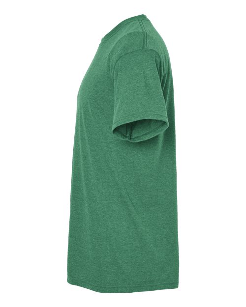 Green Embroidery t-shirt on a white background