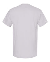 Plain white  Embroidery t-shirt on a white background