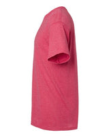 Embroidery red t-shirt with logo placement – Imprint Connect