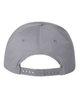 Gray baseball Embroidery cap on a white background
