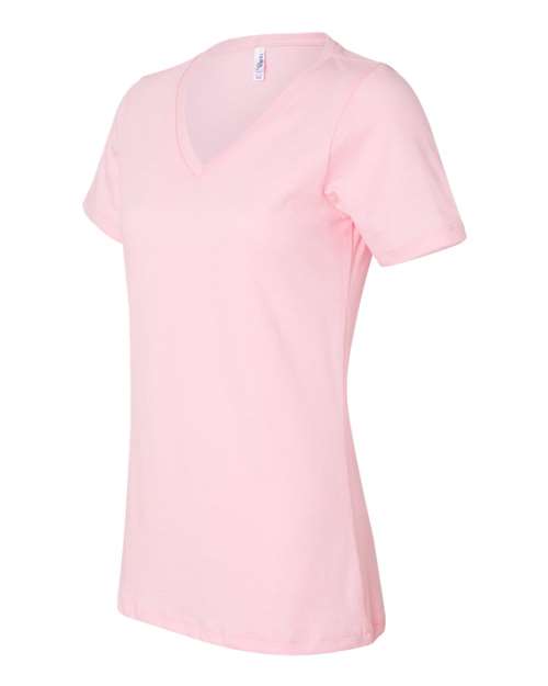 Bella + Canvas Women's Relaxed Fit V-Neck T-Shirt