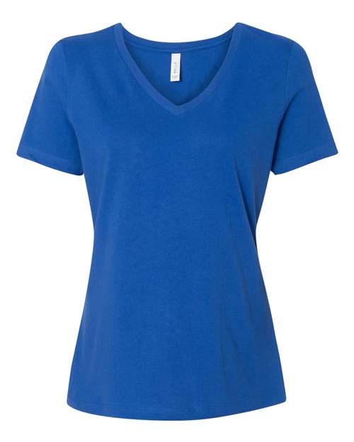 Bella + Canvas Women's Relaxed Fit V-Neck T-Shirt