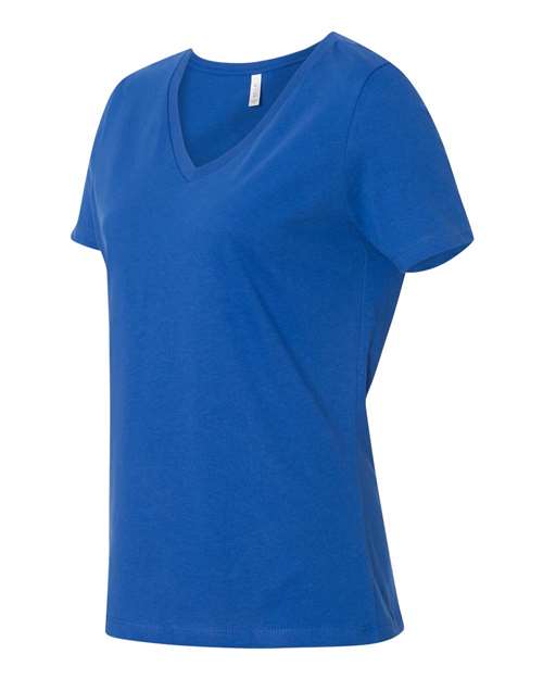 Bella + Canvas Women's Relaxed Fit V-Neck T-Shirt