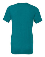 Teal Embroidery t-shirt on a white background