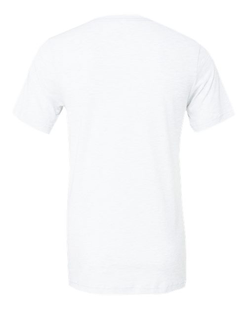 Plain white Embroidery t-shirt on a white background