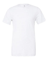 Plain white Embroidery t-shirt on a white background
