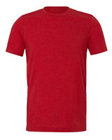 Red Embroidery t-shirt on a white background