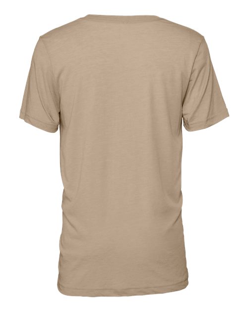 Beige Embroidery t-shirt on a white background