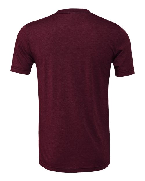 Maroon Embroidery  t-shirt on a white background