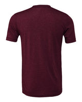 Maroon Embroidery  t-shirt on a white background