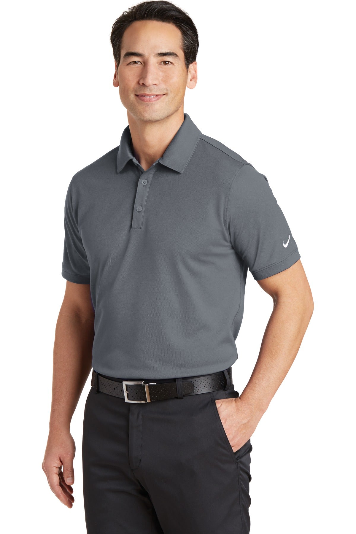 Nike Dri-FIT Men's Solid Icon Pique Modern Fit Polo