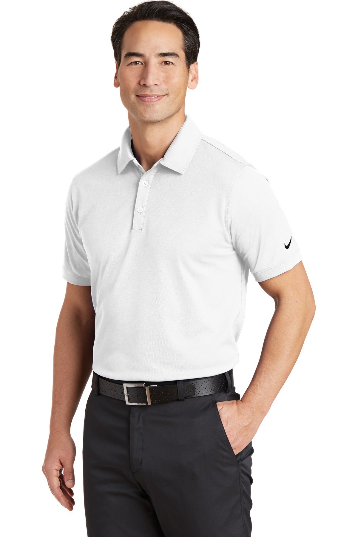 Nike Dri-FIT Men's Solid Icon Pique Modern Fit Polo