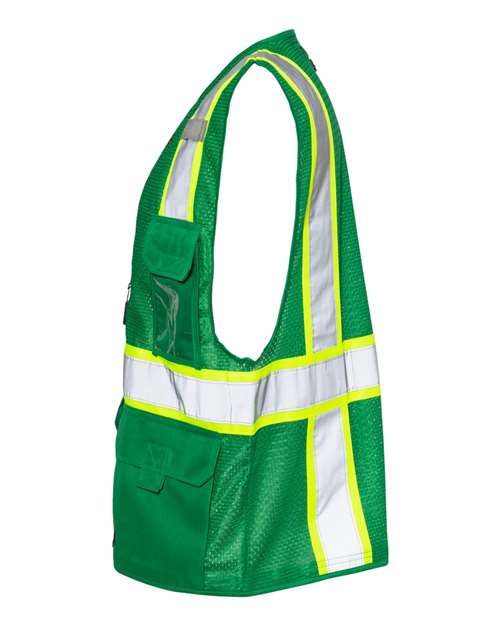Kishigo Unisex EV Series® Enhanced Visibility Multi-Pocket Mesh Vest