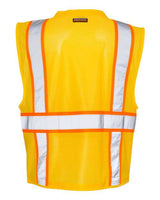Kishigo Unisex EV Series® Enhanced Visibility Multi-Pocket Mesh Vest