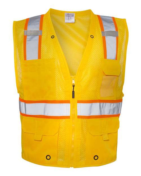 Kishigo Unisex EV Series® Enhanced Visibility Multi-Pocket Mesh Vest
