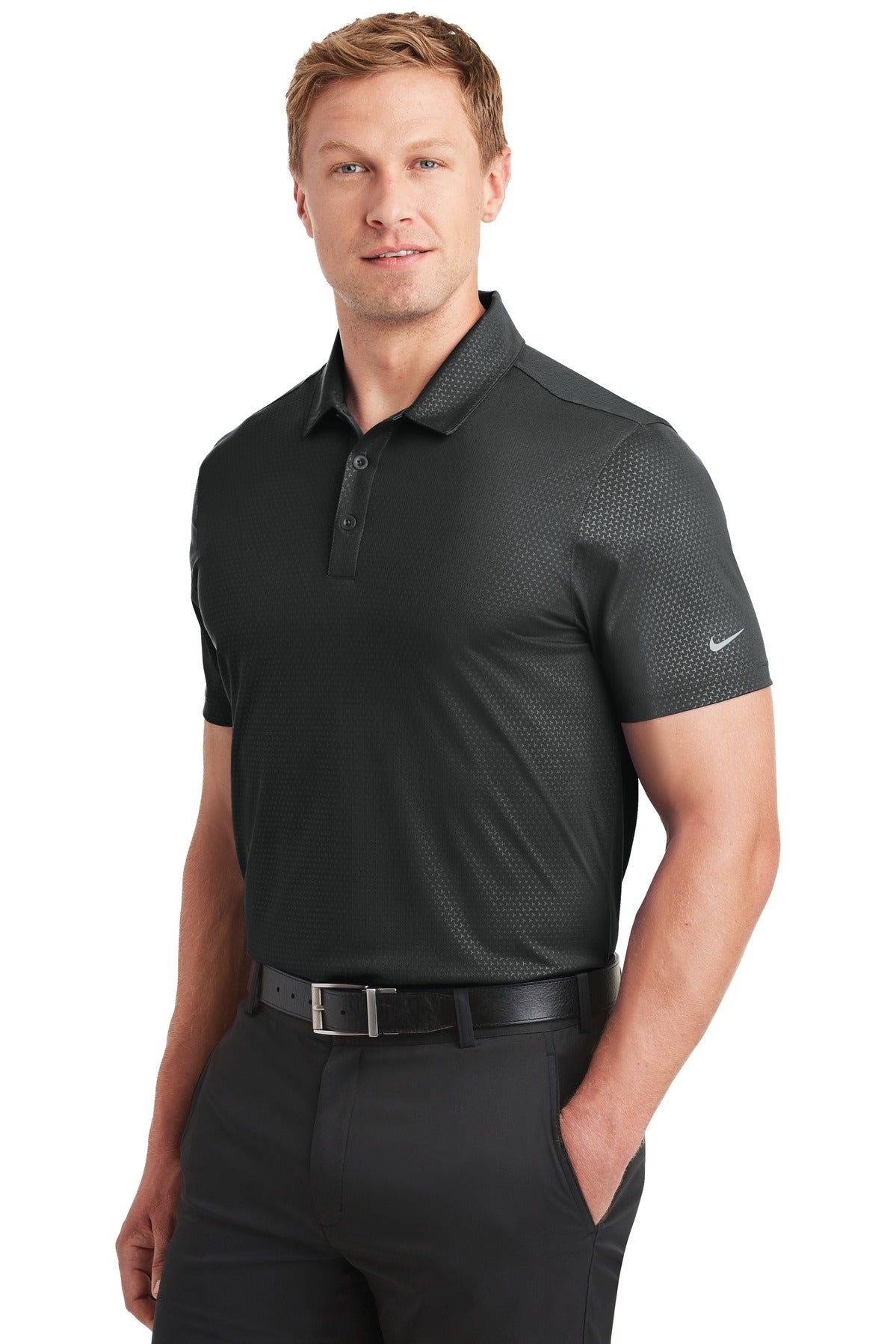 Nike Dri-FIT Embossed Tri-Blade Polo 838964