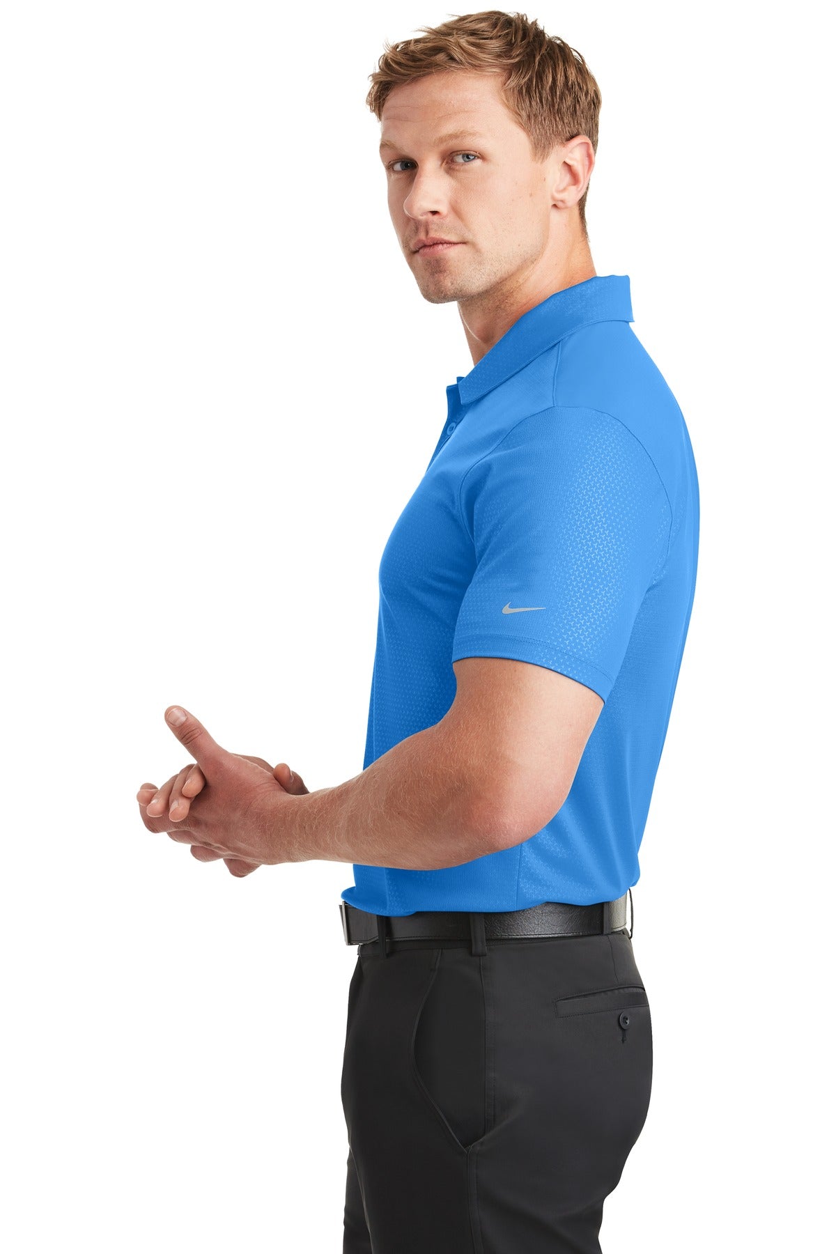 Nike Dri-FIT Embossed Tri-Blade Polo 838964
