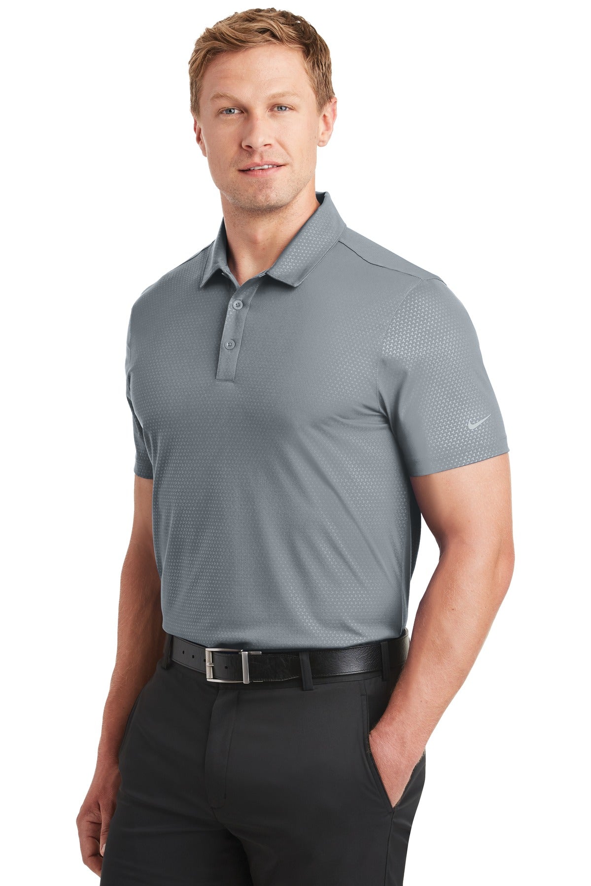 Nike Dri-FIT Embossed Tri-Blade Polo 838964