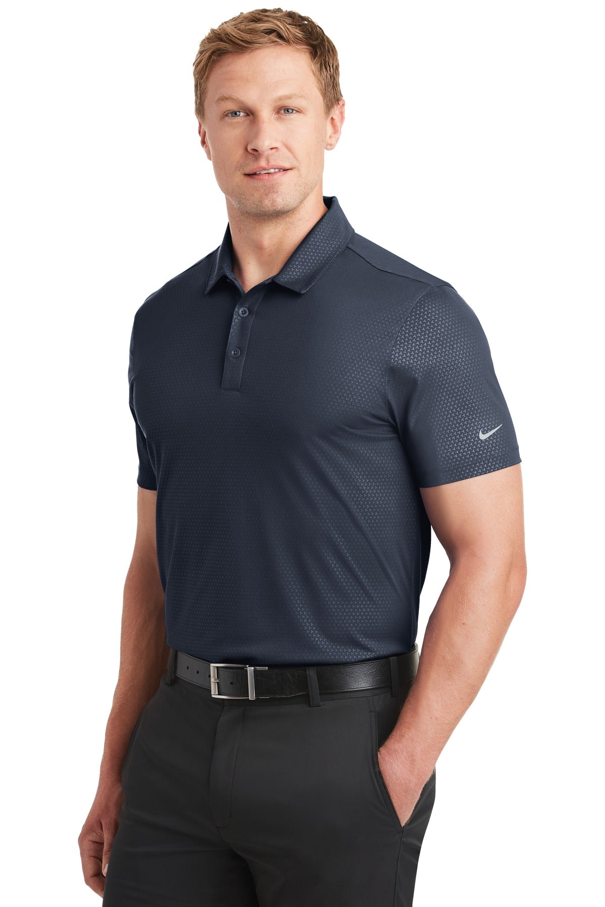 Nike Dri-FIT Embossed Tri-Blade Polo 838964