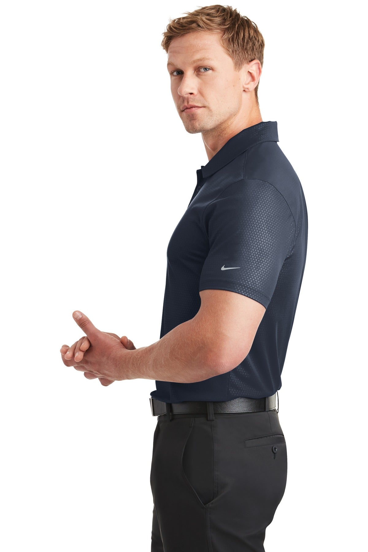 Nike Dri-FIT Embossed Tri-Blade Polo 838964