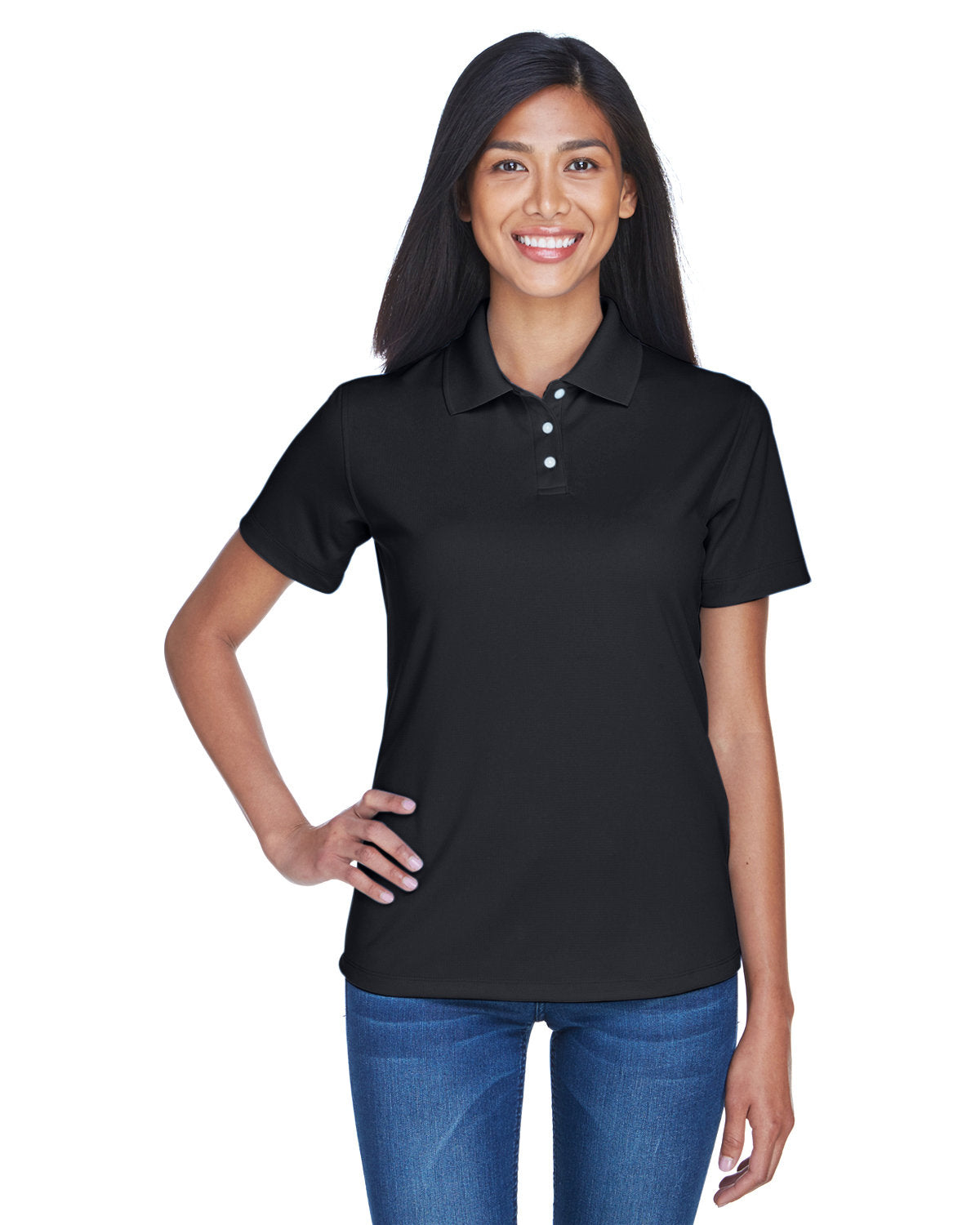 UltraClub Ladies' Cool & Dry Stain-Release Performance Polo