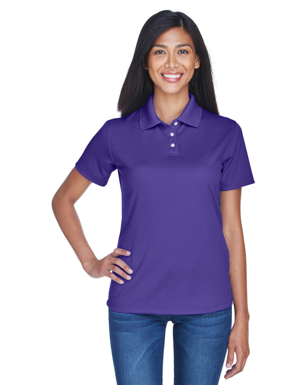 UltraClub Ladies' Cool & Dry Stain-Release Performance Polo