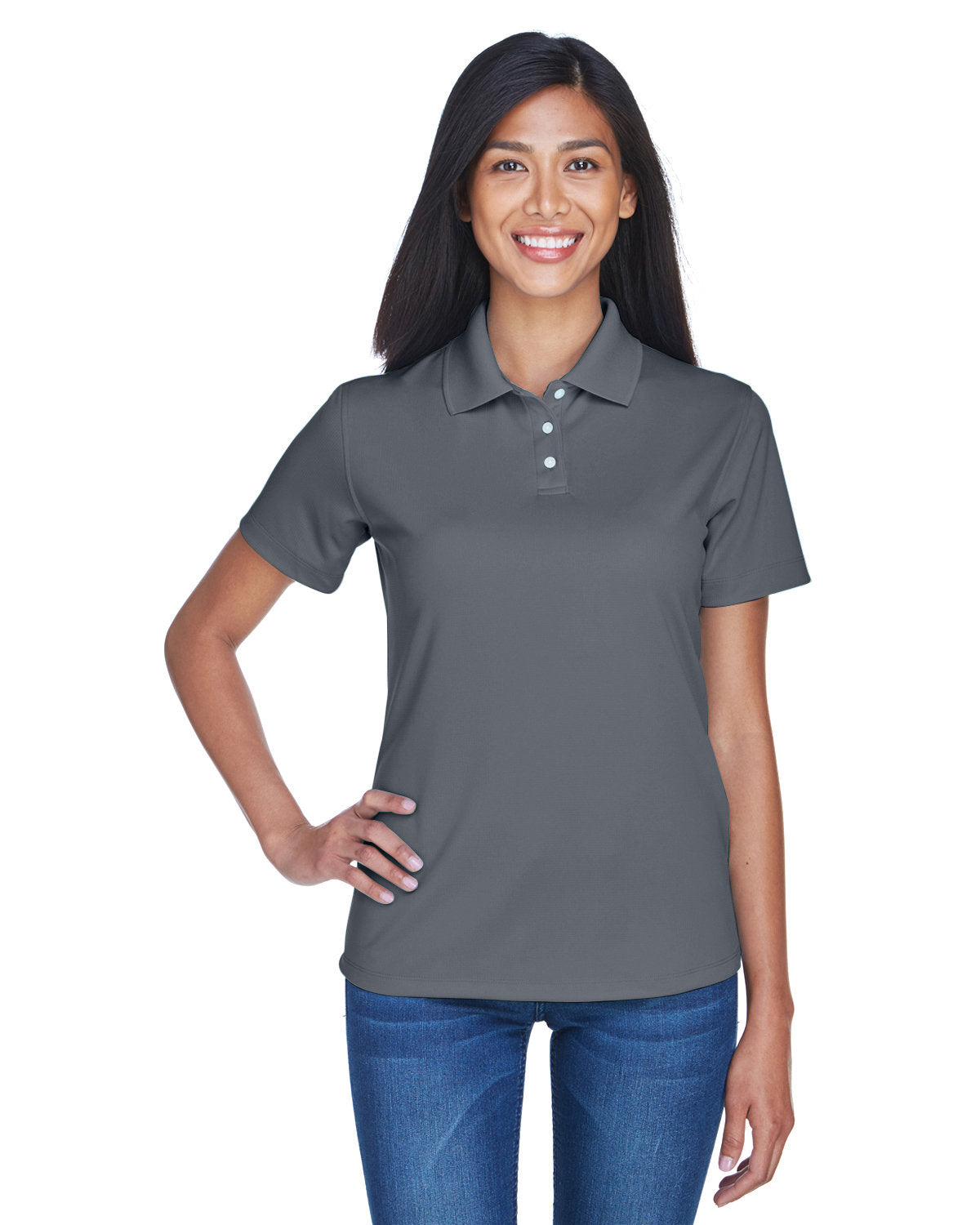 UltraClub Ladies' Cool & Dry Stain-Release Performance Polo