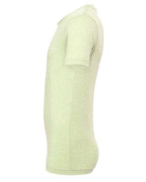 Light green polo Embroidery shirt on a white background