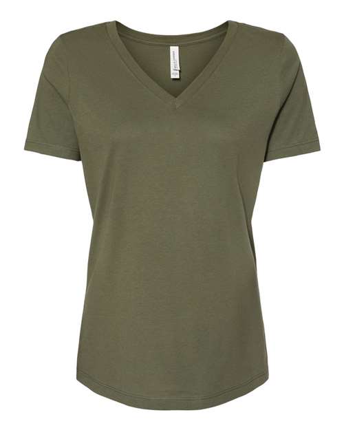 Bella + Canvas Women's Relaxed Fit V-Neck T-Shirt